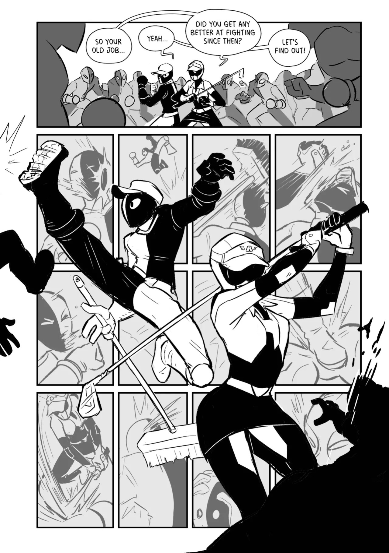 [Spicymancer] Acti-Rangers (OC)
