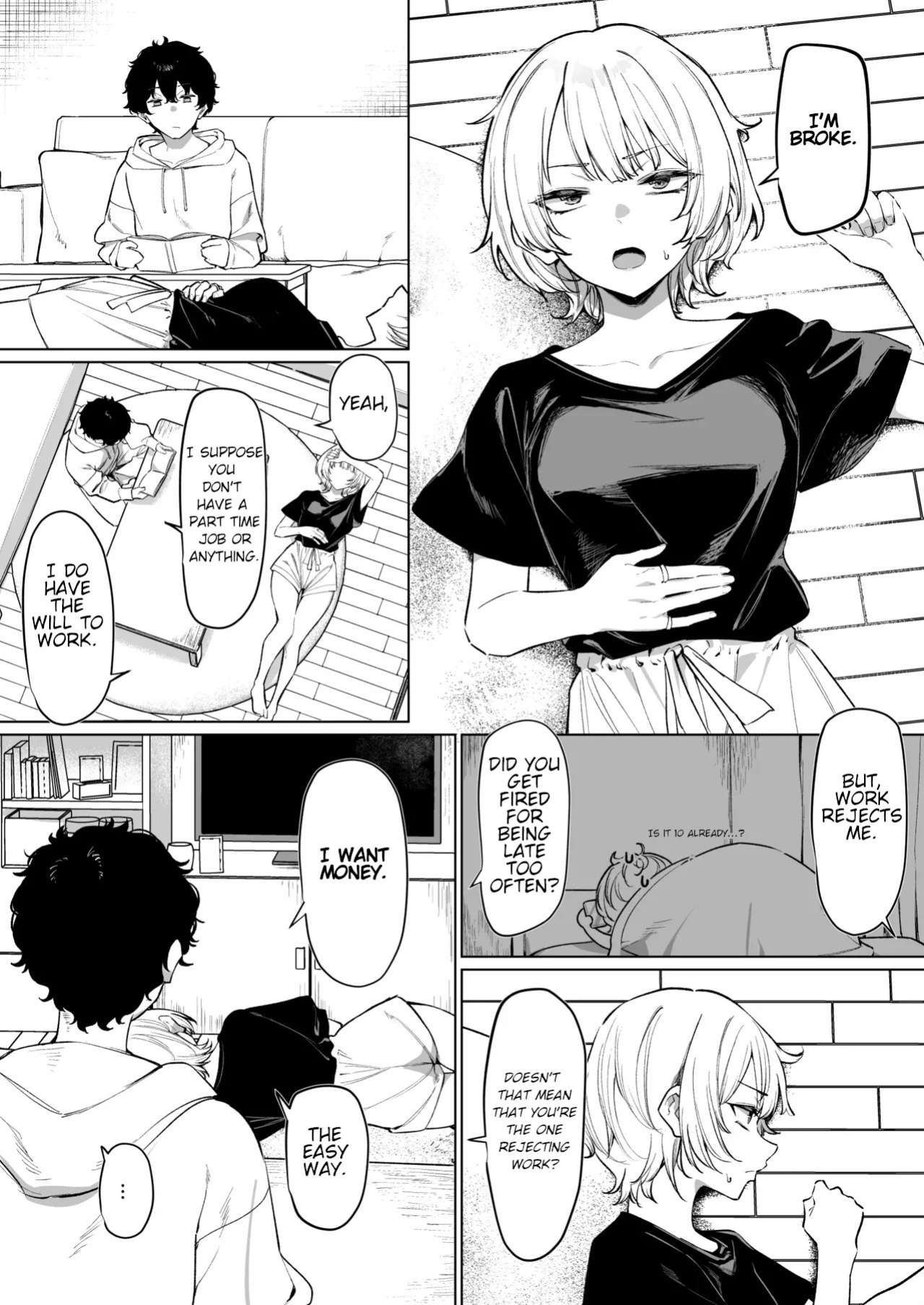 The Story of Earning Money with a Video of Steamy French Kissing with my Senpai