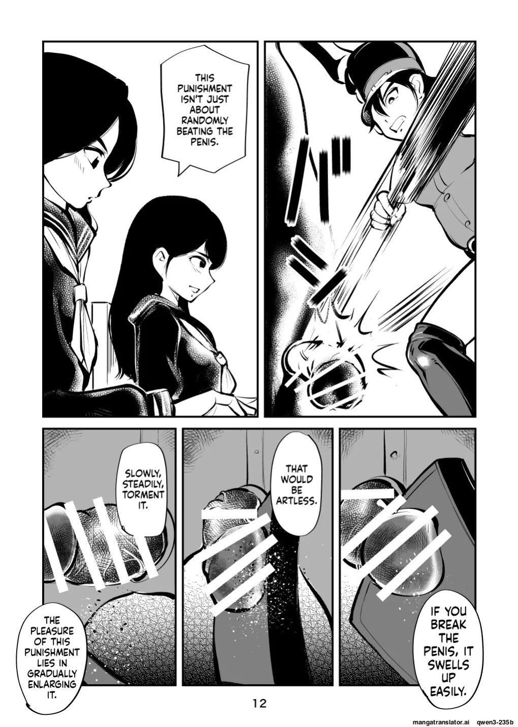 [Pecan (Makunouchi)] Chinkei Shikkou 3| Implementing Penis Penalty