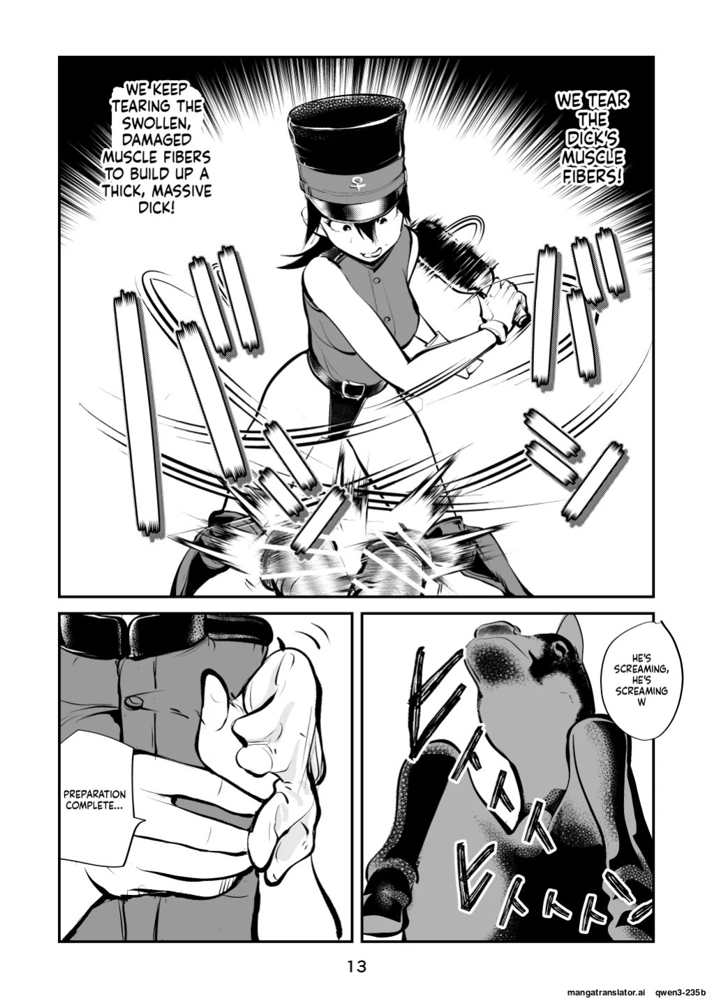 [Pecan (Makunouchi)] Chinkei Shikkou 3| Implementing Penis Penalty