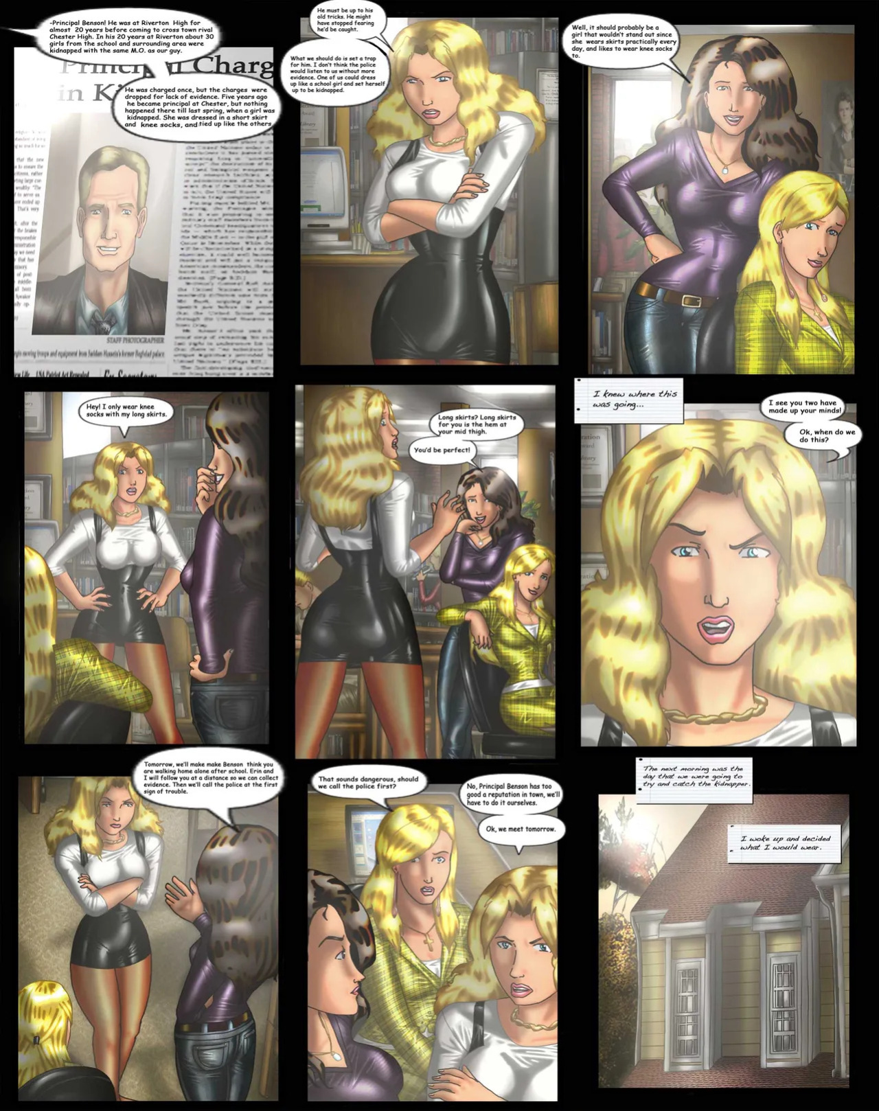 [Deanna & Tracey] The Principal's Girls