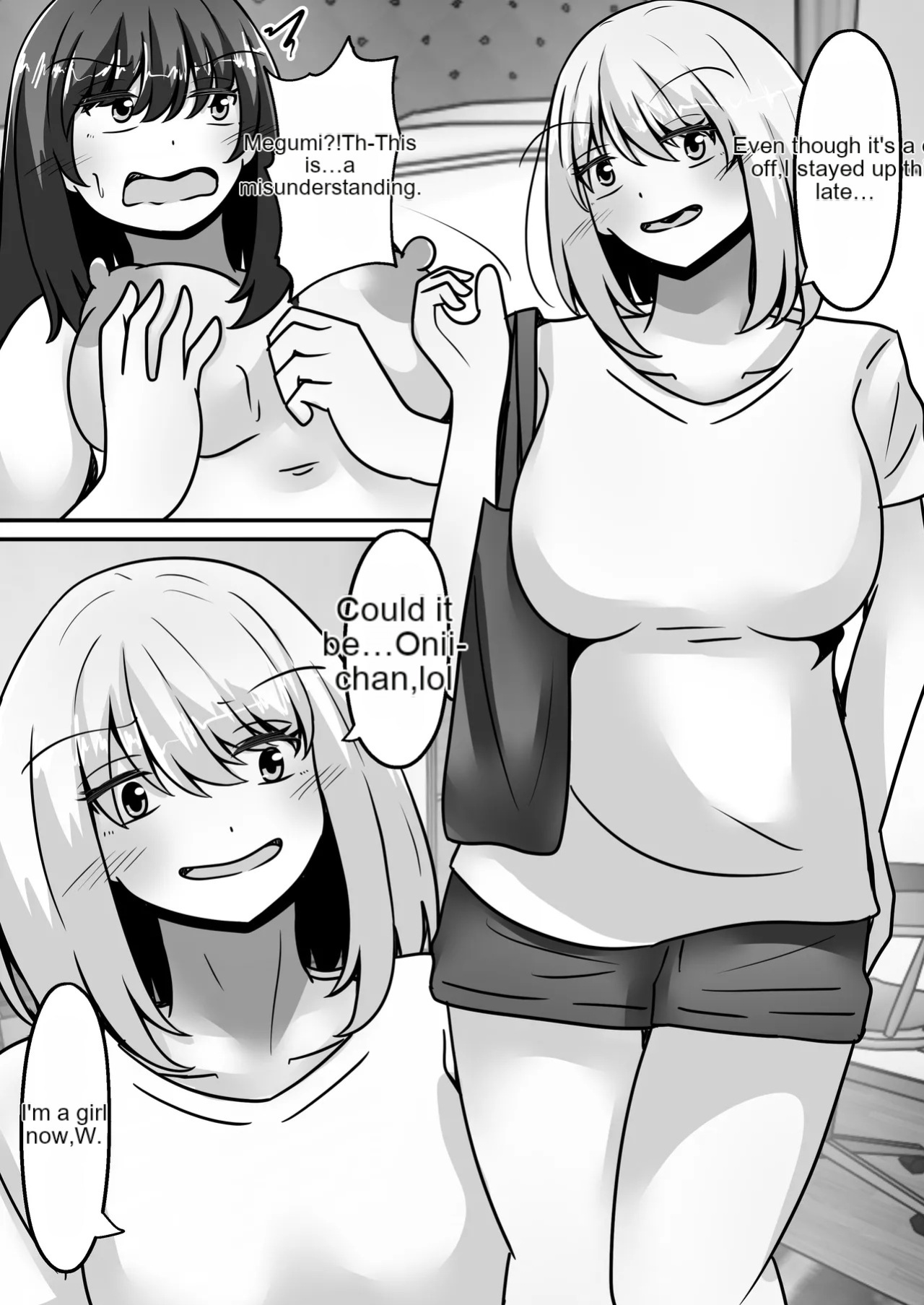 [Noranorano (Norahoshi)] My Big brother has turned into a girl and become my sister!- I'll teach you all sorts of pleasurable things. [AI_Translate_English]