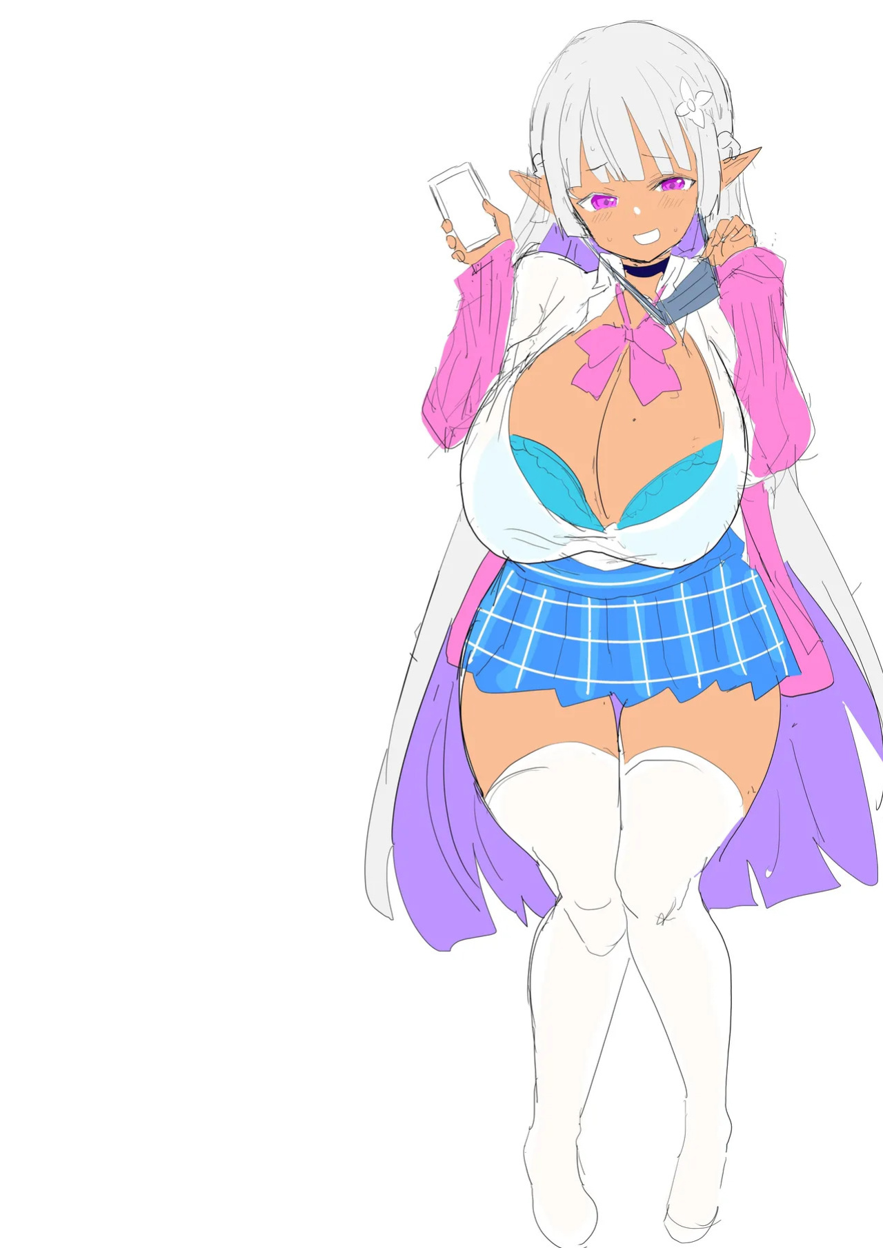 [Union Bust (Kazutaro)] Kanzen ni Gal Ochi Shita Ryuugakusei Elf no Shidouhou | How To Train An Elf Exchange Student Who Has Become A Total Gyaru [Digital] [English] {lethal dolphin}