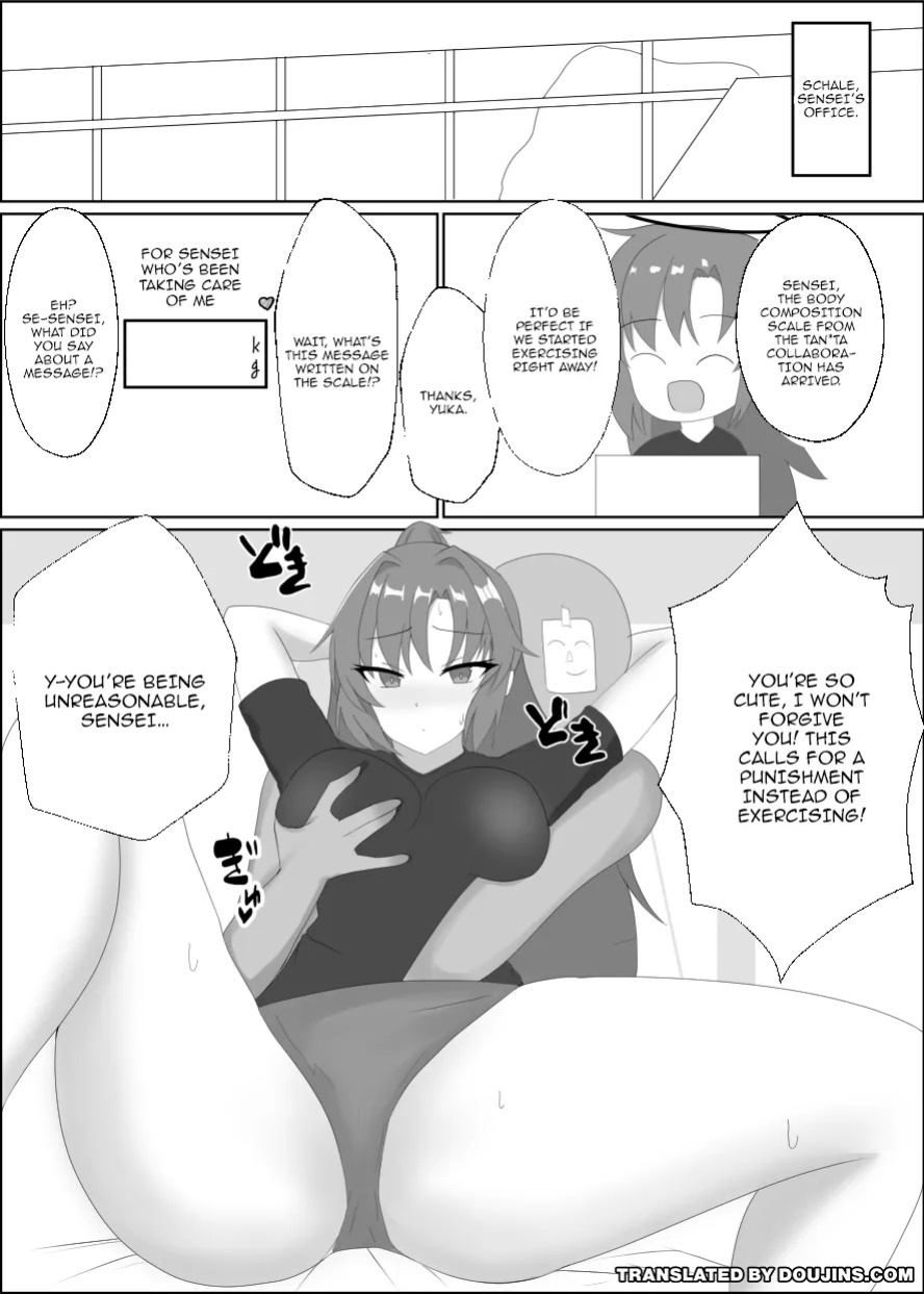 [Yorokin Pan Koujou (Adamyon)] Osewa ni Natteiru Sensei to / With The Sensei That Took Care Of Me (Blue Archive) [Digital] [English] {Doujins.com}