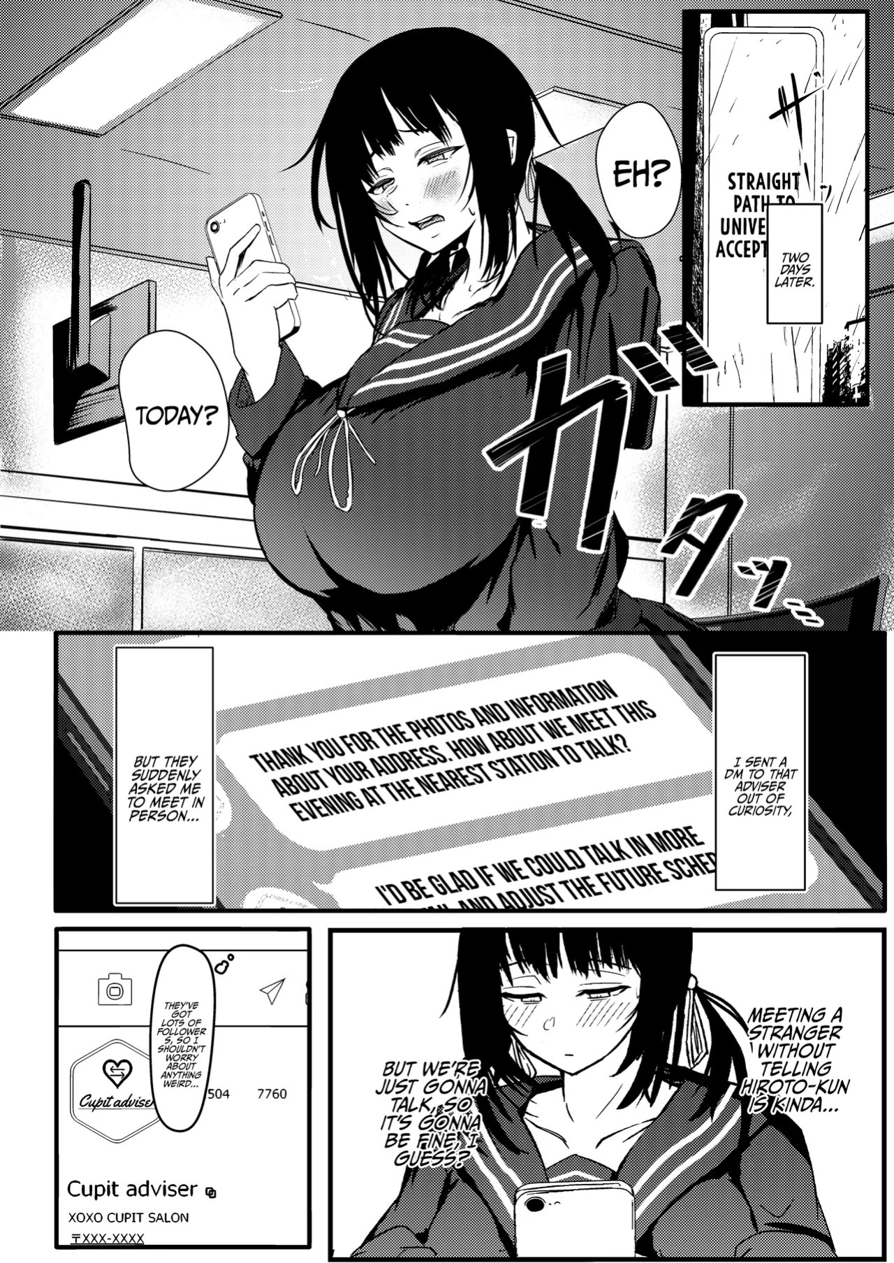 [Kyuujitsu Kakarichou (NekoTamas)] Tokumei de Kare to no Seijijou o Soudan Shitara / When I Tried To Anonymously Get Advice For MY Sex Life With My Boyfriend I Got Turned Into A Bitch With Baby-Making Sex [SHORTENED] [English] {Doujins.com}