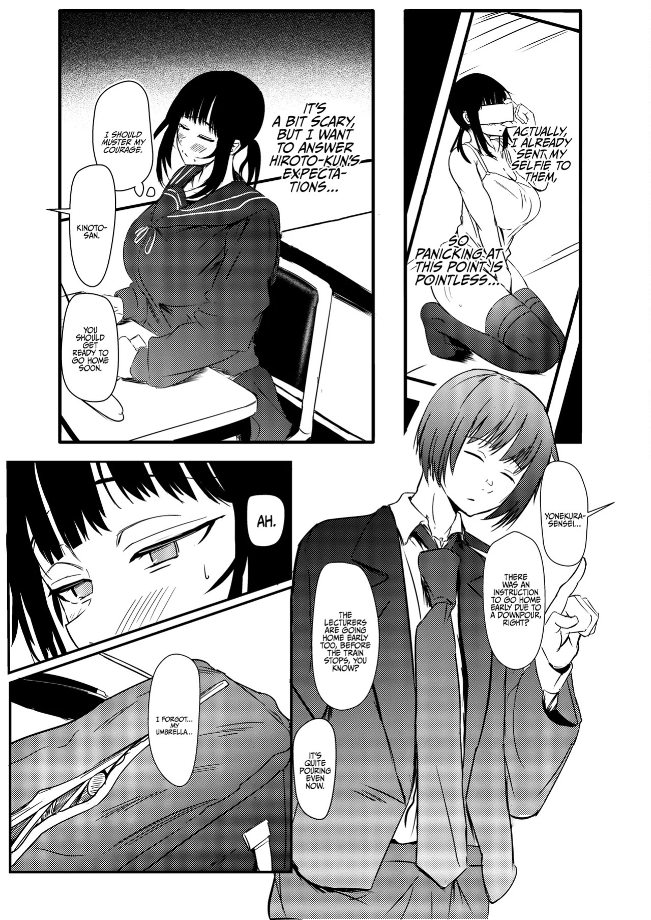 [Kyuujitsu Kakarichou (NekoTamas)] Tokumei de Kare to no Seijijou o Soudan Shitara / When I Tried To Anonymously Get Advice For MY Sex Life With My Boyfriend I Got Turned Into A Bitch With Baby-Making Sex [SHORTENED] [English] {Doujins.com}