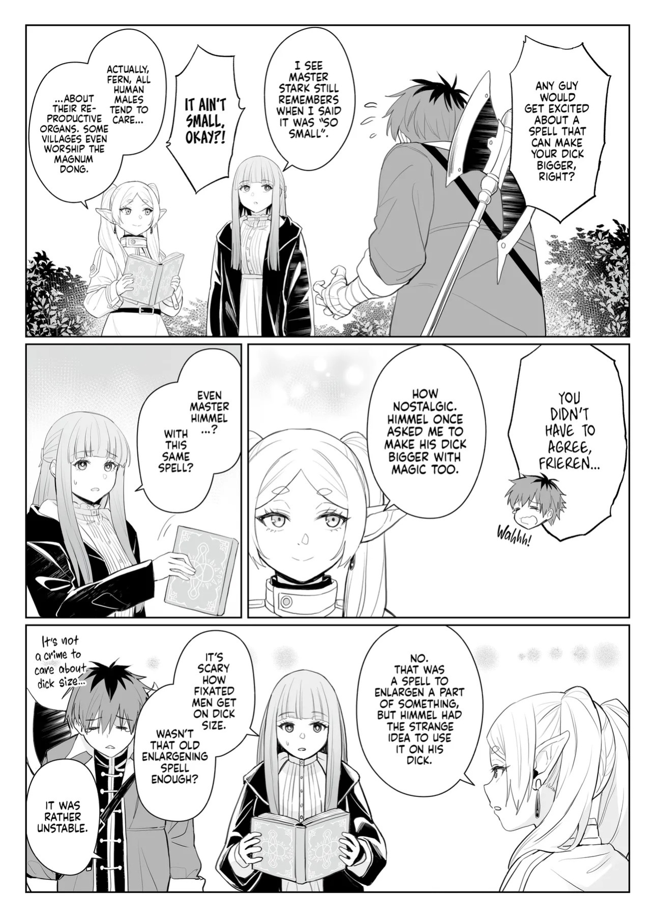 [COMEX (Zhen Lu)] Chinchin ga Ookiku Naru Mahou | A Spell That Makes Your Dick Bigger (Sousou no Frieren) [English] [Summer Salt] [Decensored] [Digital]