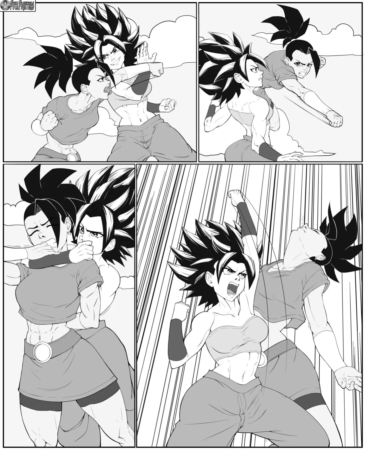 Caulifla vs Kale 118 page update futafighters