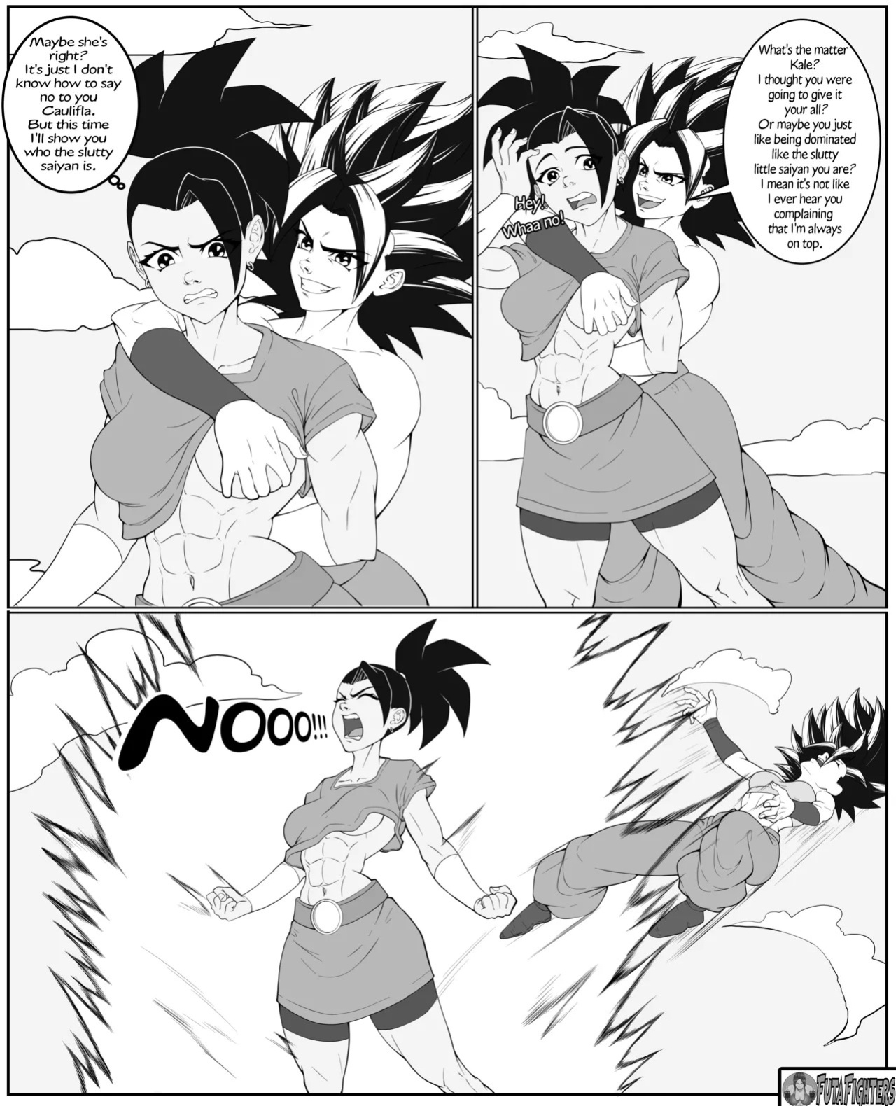 Caulifla vs Kale 118 page update futafighters
