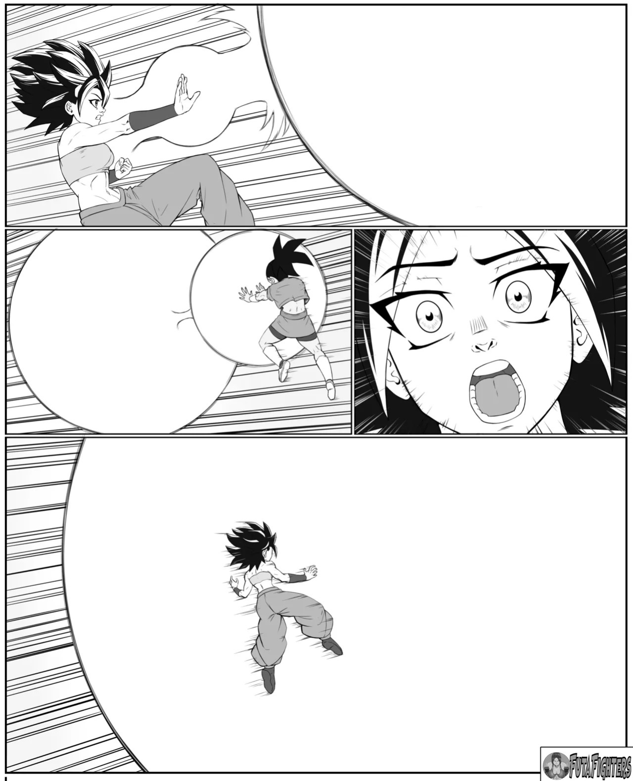 Caulifla vs Kale 118 page update futafighters