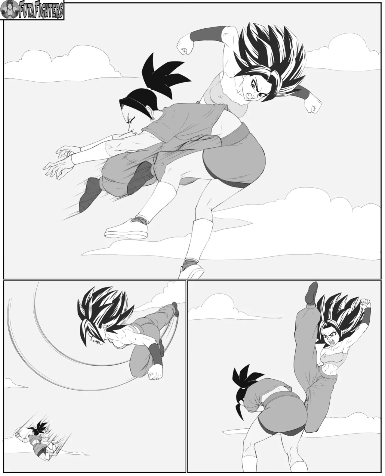 Caulifla vs Kale 118 page update futafighters