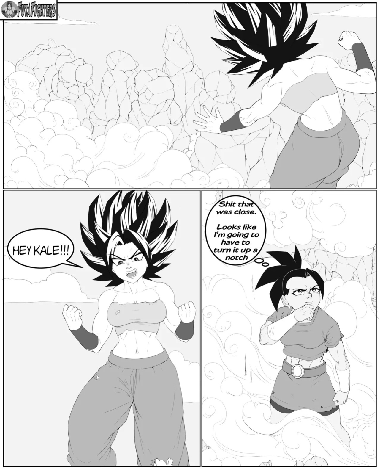 Caulifla vs Kale 118 page update futafighters
