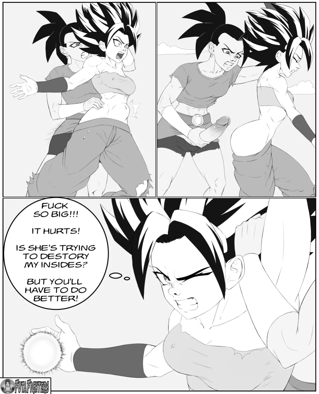 Caulifla vs Kale 118 page update futafighters