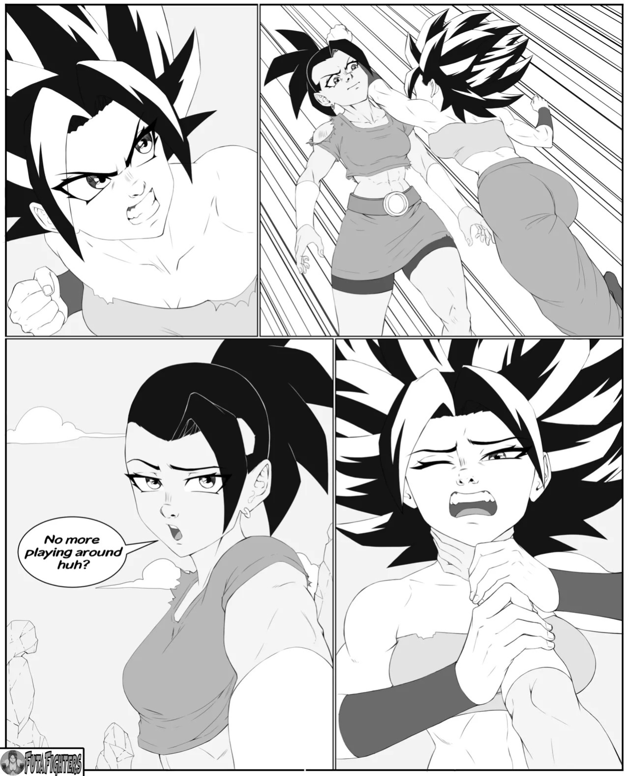 Caulifla vs Kale 118 page update futafighters