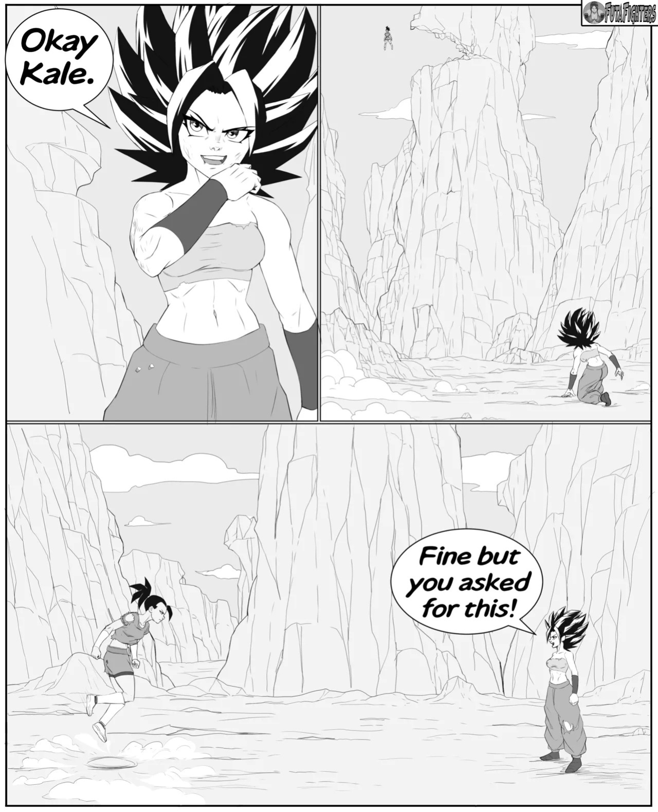 Caulifla vs Kale 118 page update futafighters