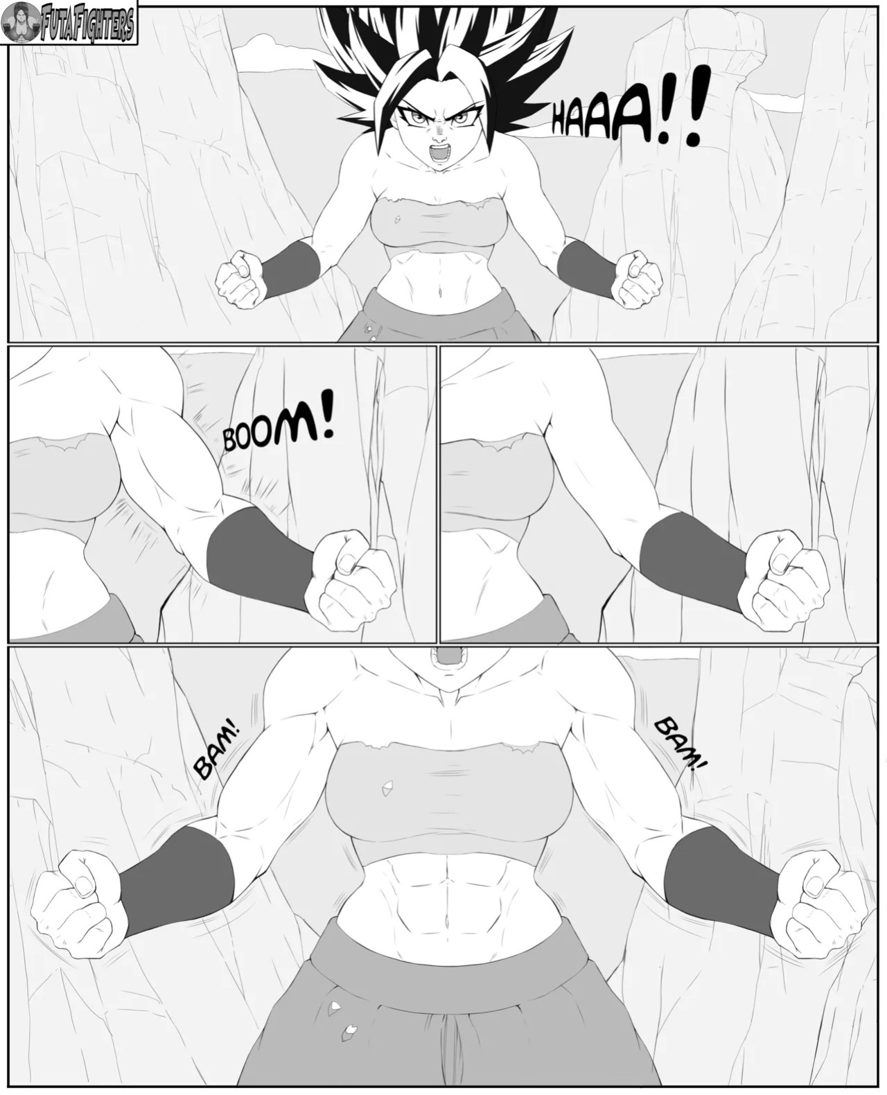 Caulifla vs Kale 118 page update futafighters