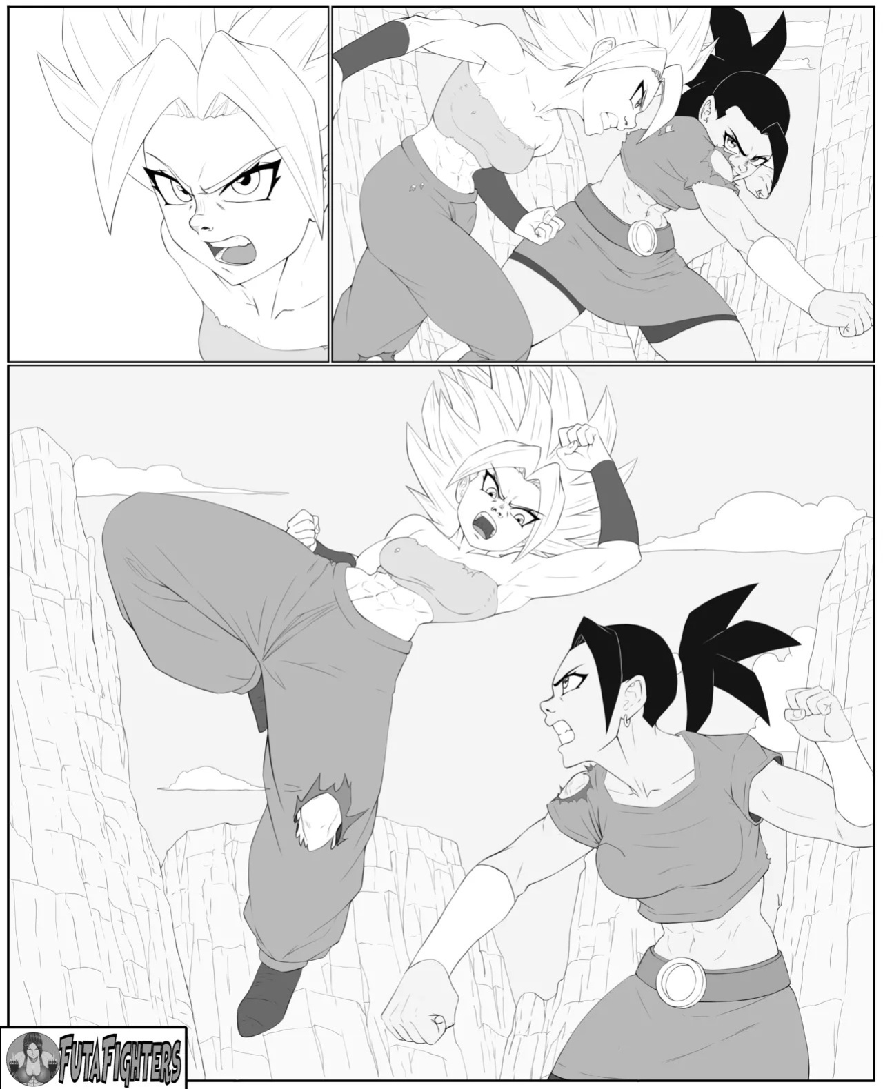 Caulifla vs Kale 118 page update futafighters