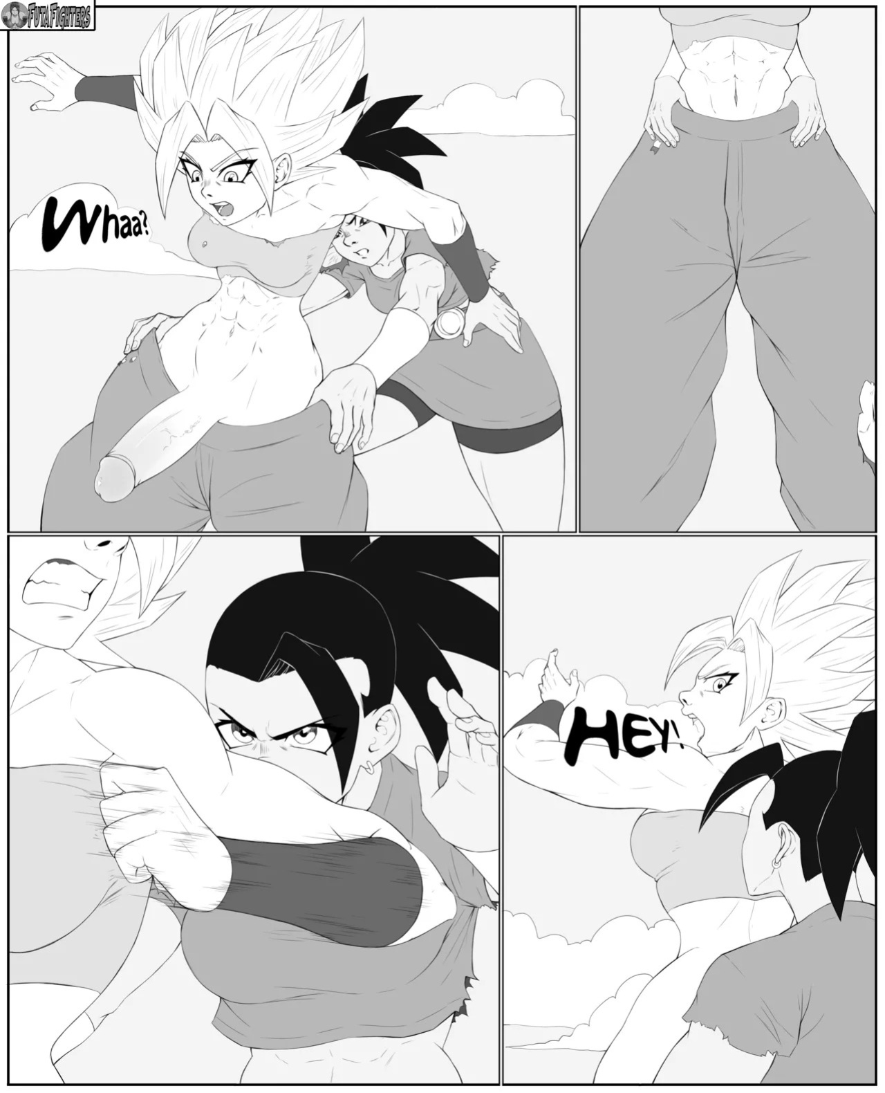 Caulifla vs Kale 118 page update futafighters