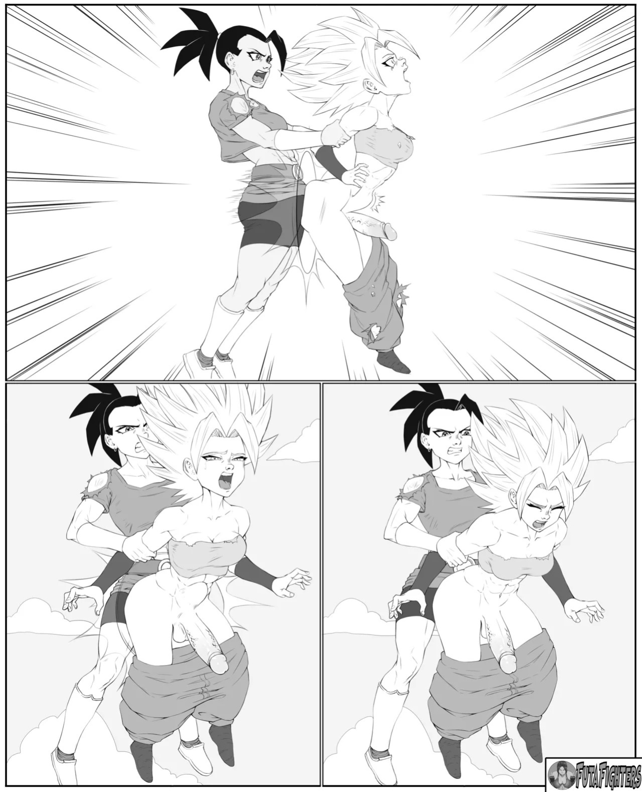 Caulifla vs Kale 118 page update futafighters