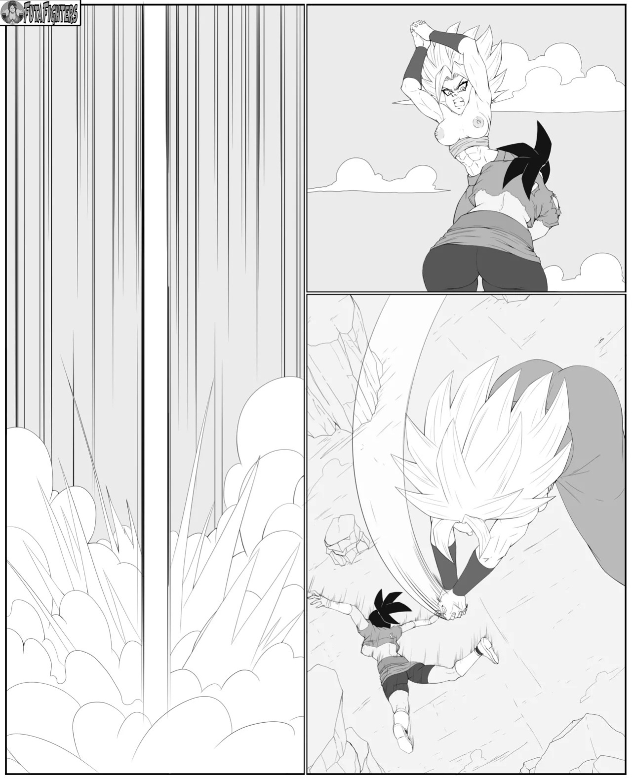 Caulifla vs Kale 118 page update futafighters