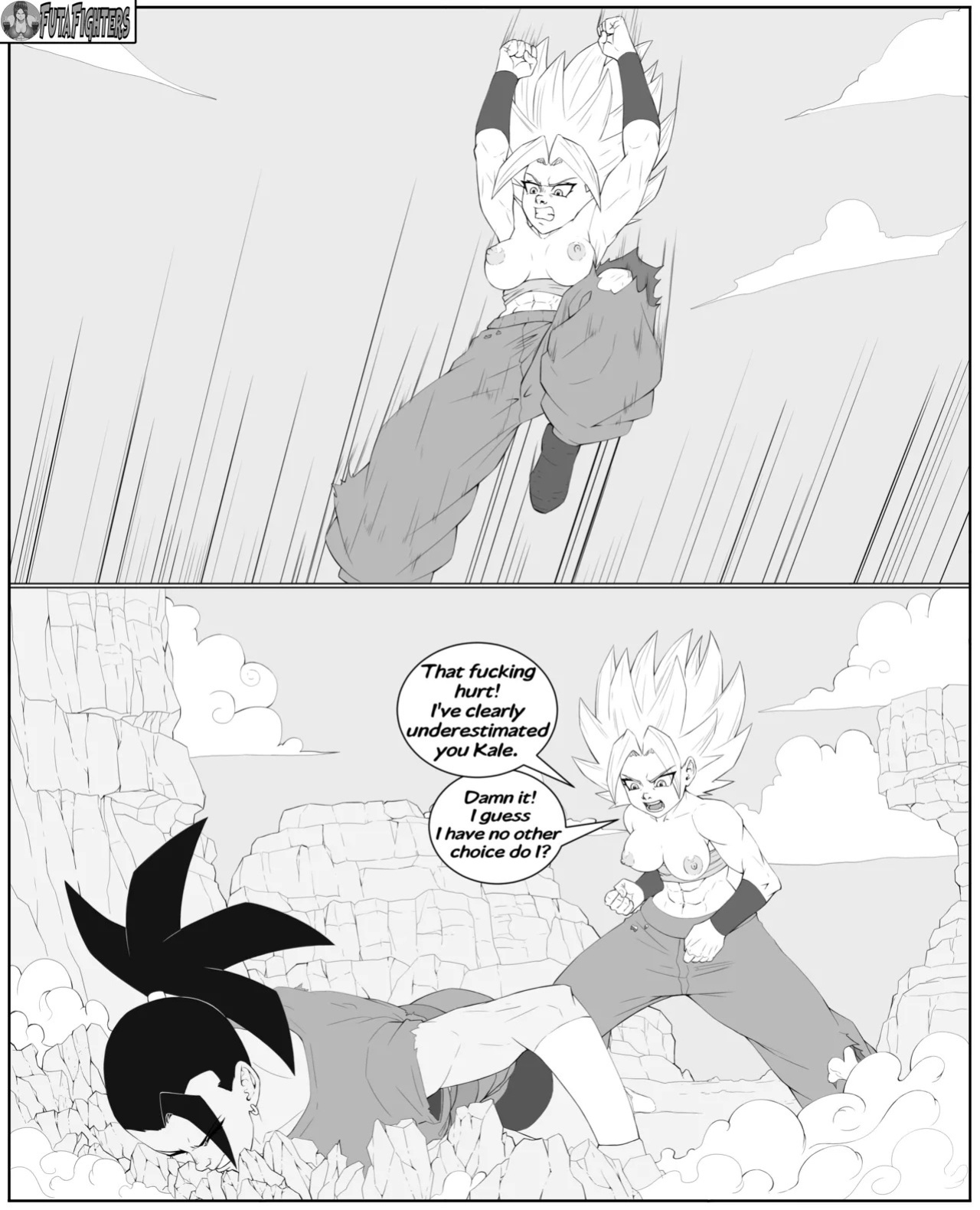 Caulifla vs Kale 118 page update futafighters