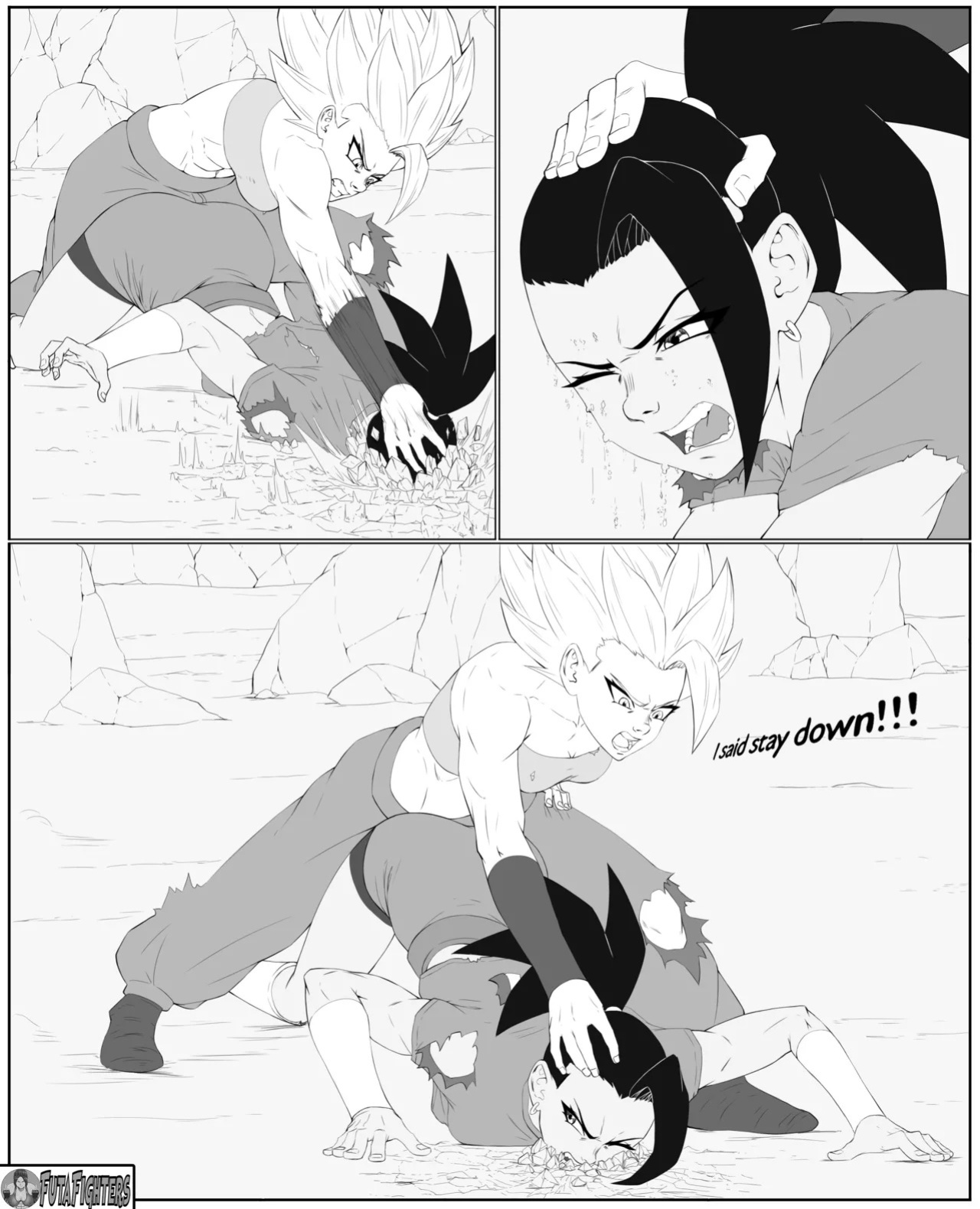 Caulifla vs Kale 118 page update futafighters