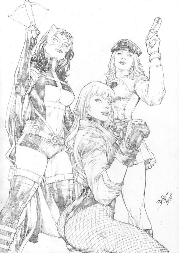 Ed Benes Original Art