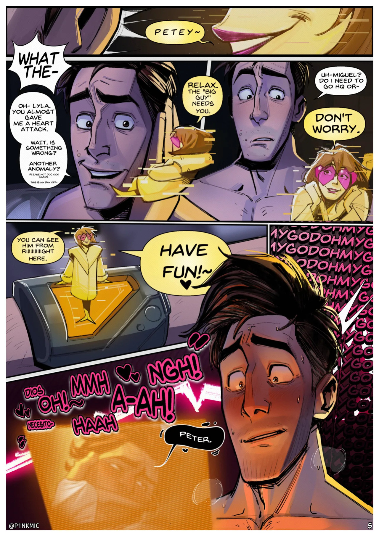 [pinkm1c] PLAYTIME (Miguel x Peter B)