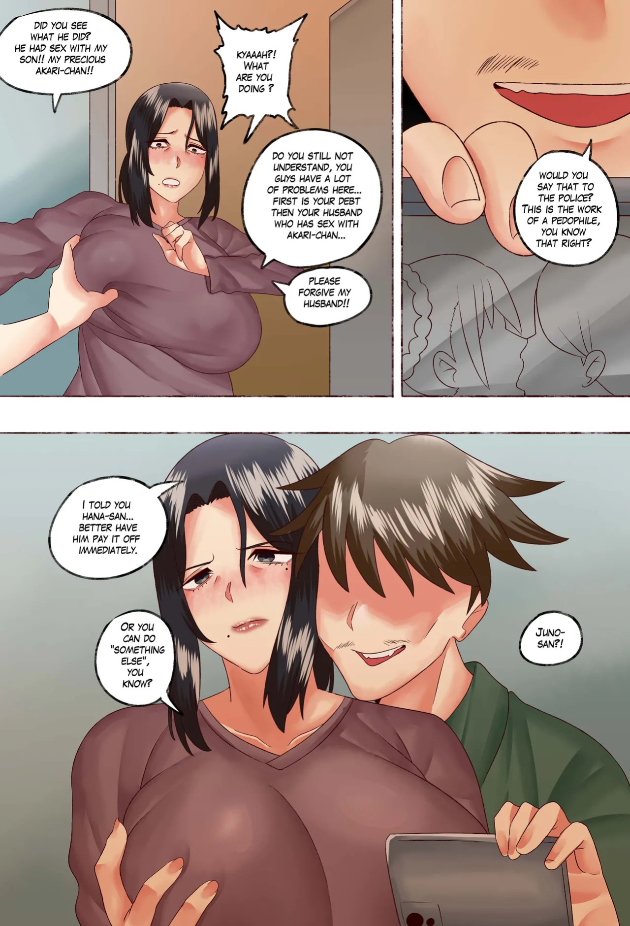 [Neko Plus] Sinful Mother Tsumaki Hana [ENG]