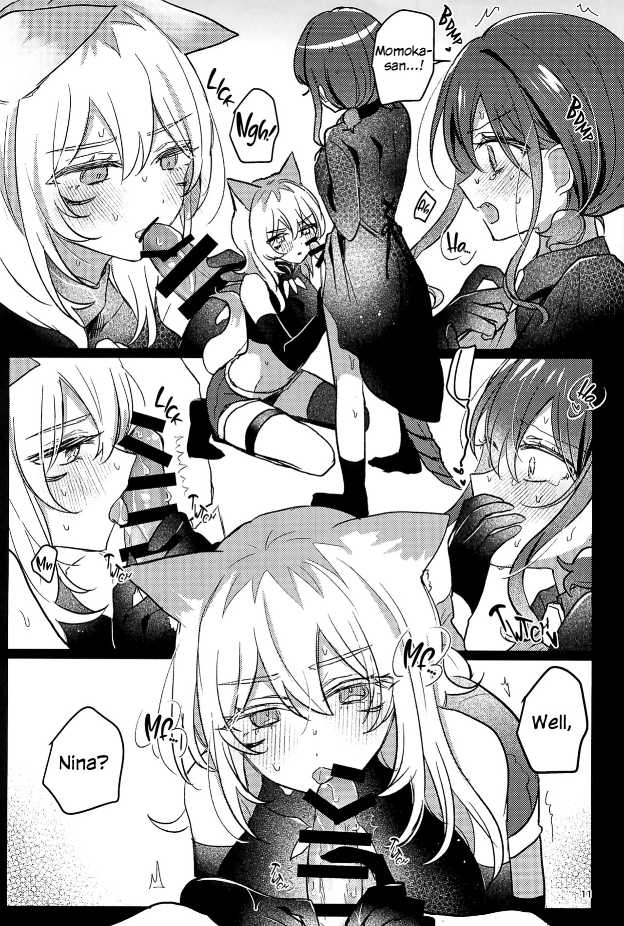 (Zenbu Buchikome. 7) [Hamu-chan Daisuki (Momi)] Joutai Ijou Lv. 27 | Status Ailment Lv. 27 (Girls Band Cry) [English]