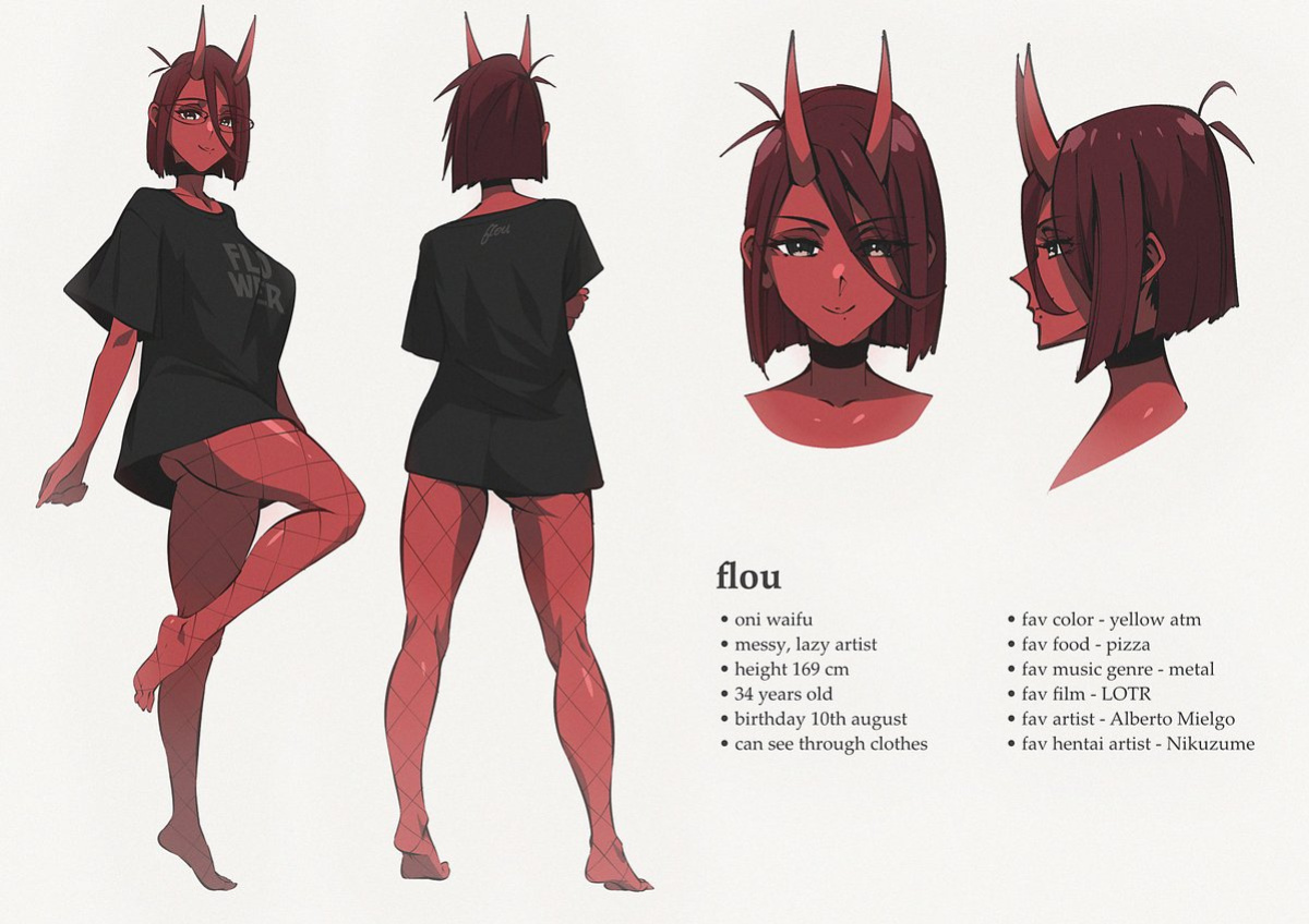 [Flou-art] Flou-sona (OC)