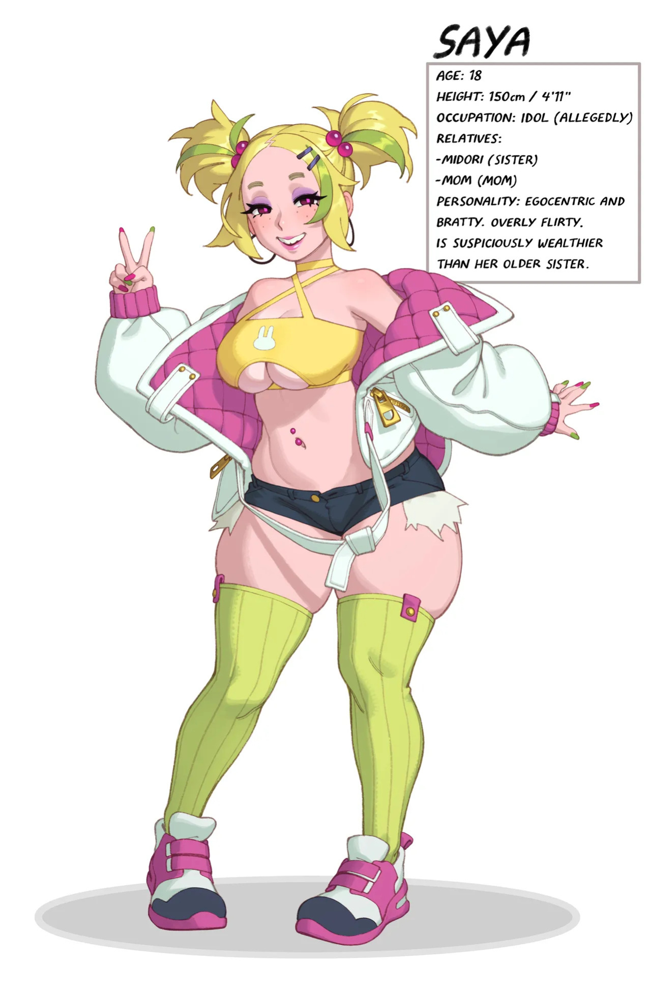 [various] Midori (ft. Saya & Hatsuno) (OCs by Riz)