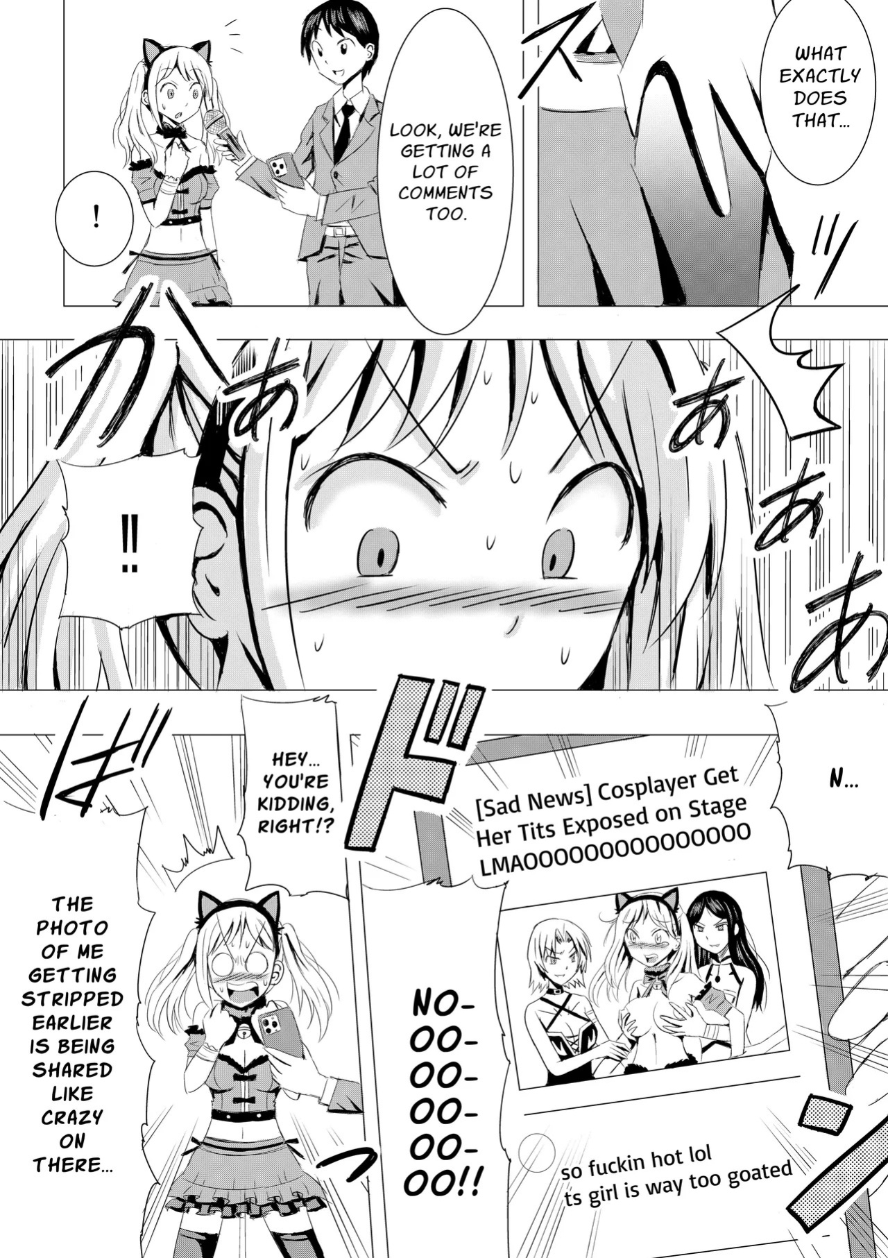 [P&I (Natori Gon)] Cosplay Event de Porori Saserareru Nante Kiitemasen! | No One Told Me I'd Have My Tits Exposed During the Cosplay Event! [English] [Cunny Garden]