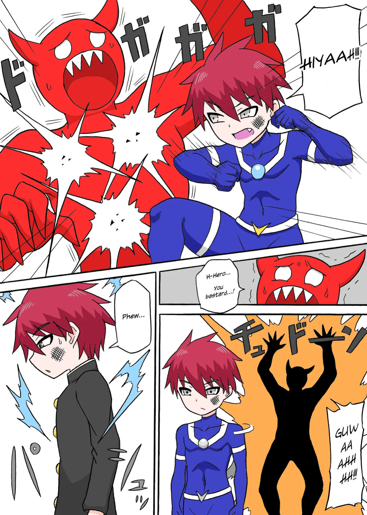 [Saga no Tame no Saga (Ratoo)] Dosukebe Kaijin ~ Gyaku Netorare-hen~ | Lewd Fiend ~ Reverse NTR Edition~ [English] [Colored]