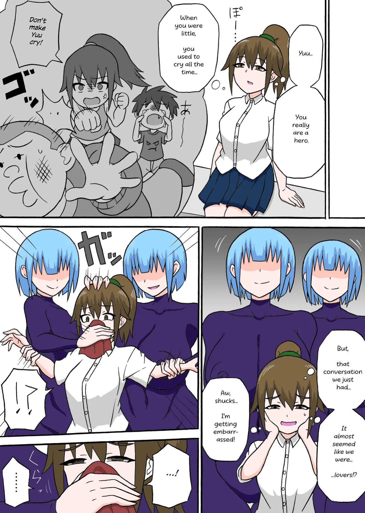 [Saga no Tame no Saga (Ratoo)] Dosukebe Kaijin ~ Gyaku Netorare-hen~ | Lewd Fiend ~ Reverse NTR Edition~ [English] [Colored]