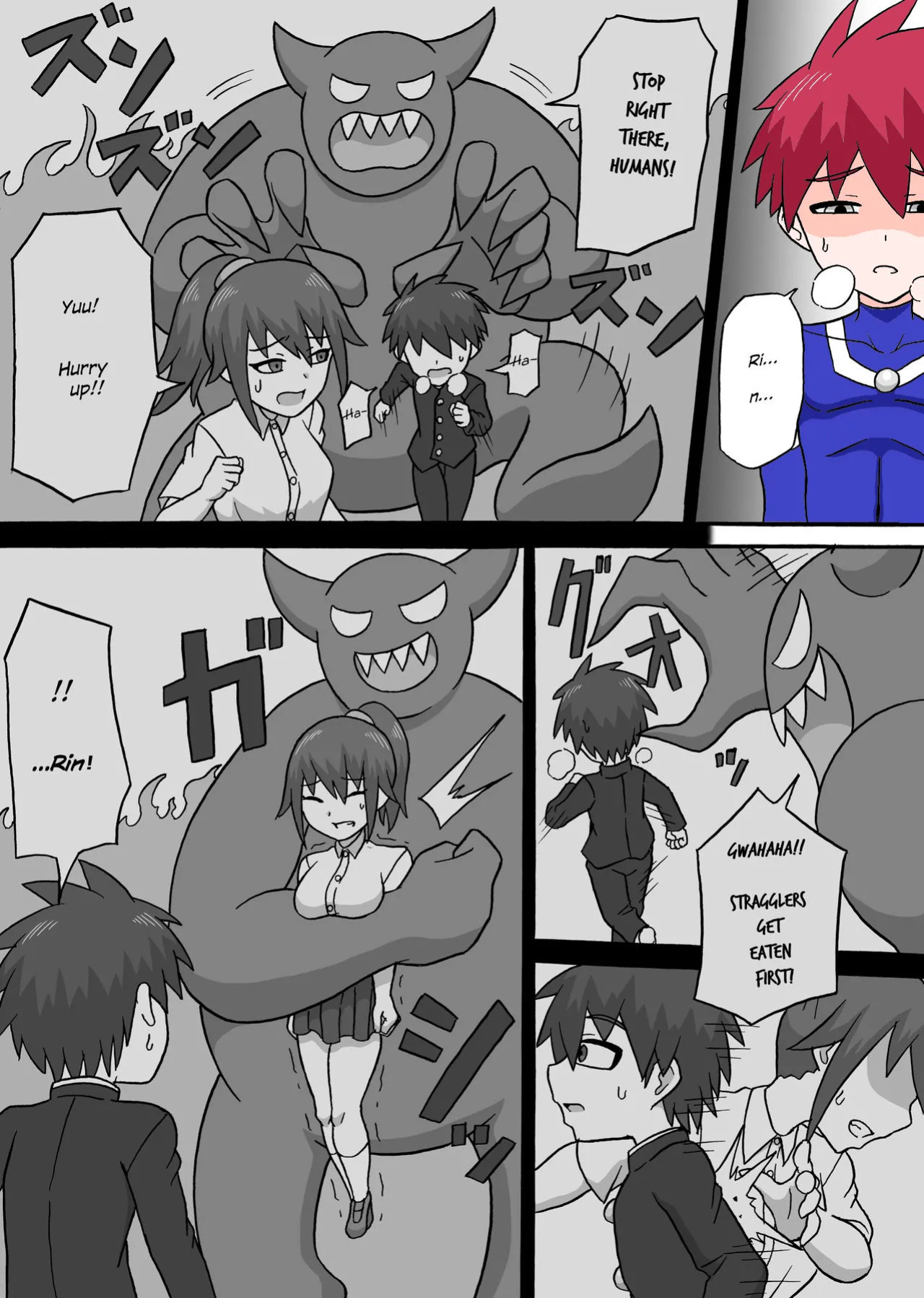 [Saga no Tame no Saga (Ratoo)] Dosukebe Kaijin ~ Gyaku Netorare-hen~ | Lewd Fiend ~ Reverse NTR Edition~ [English] [Colored]