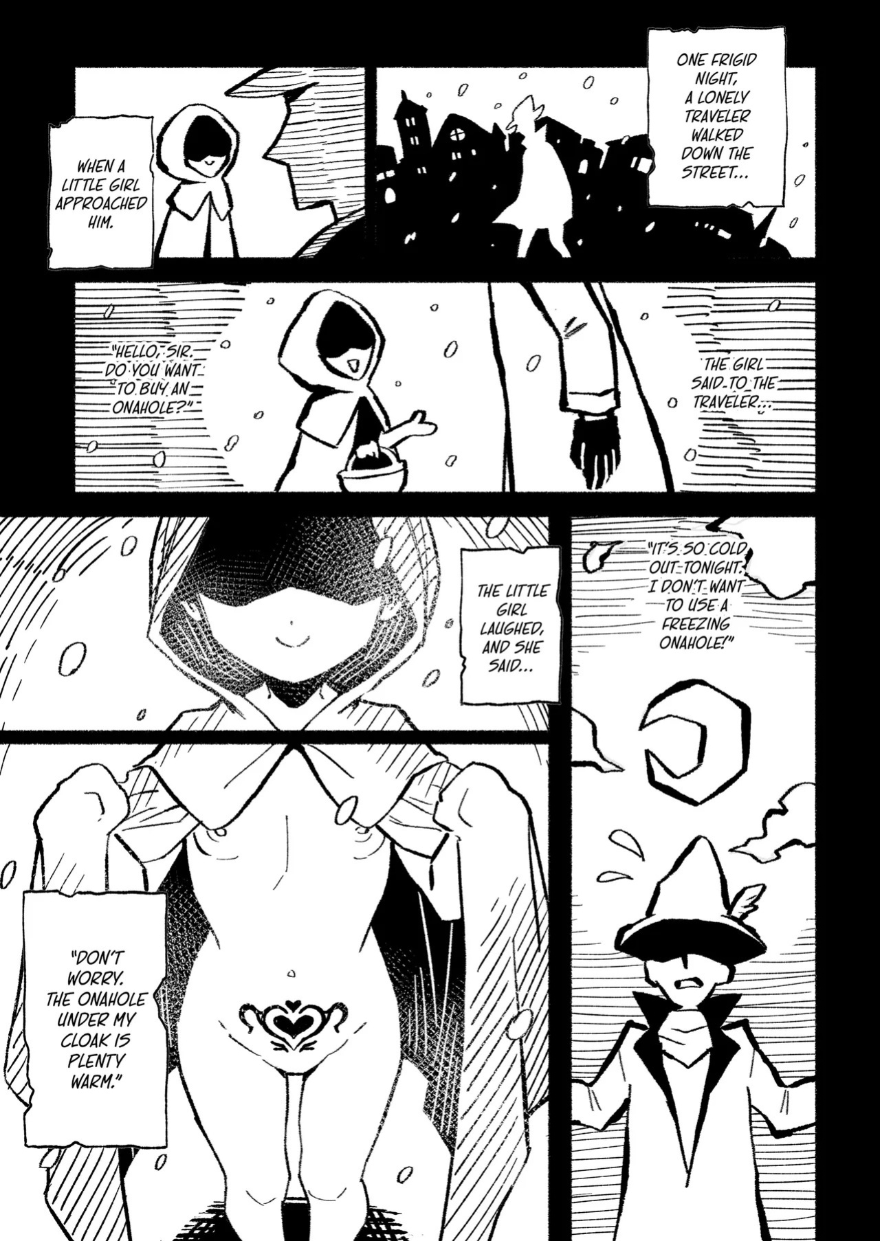 [Chouzankai (TER)] Onaho Uri no Shoujo ~Waruiko to Papa no Eroi Manga~ | THE LITTLE ONAHOLE GIRL Den Lille Pige med Gummikusserne [English] [J18] [Decensored] [Digital]