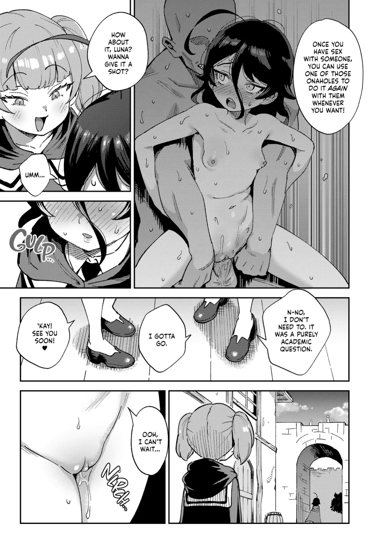 [Chouzankai (TER)] Onaho Uri no Shoujo ~Waruiko to Papa no Eroi Manga~ | THE LITTLE ONAHOLE GIRL Den Lille Pige med Gummikusserne [English] [J18] [Decensored] [Digital]
