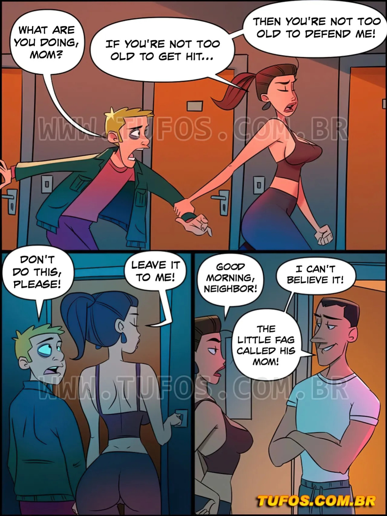 [Tufos] House Of Mom Joana 08 - Bullying in the Condo (ENG)