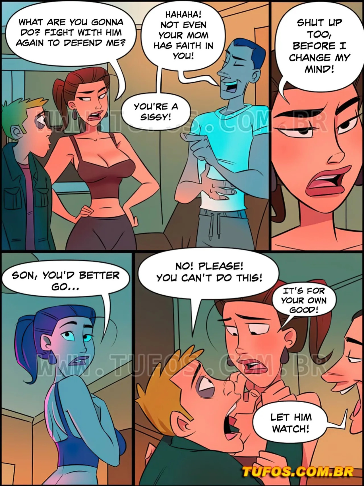 [Tufos] House Of Mom Joana 08 - Bullying in the Condo (ENG)