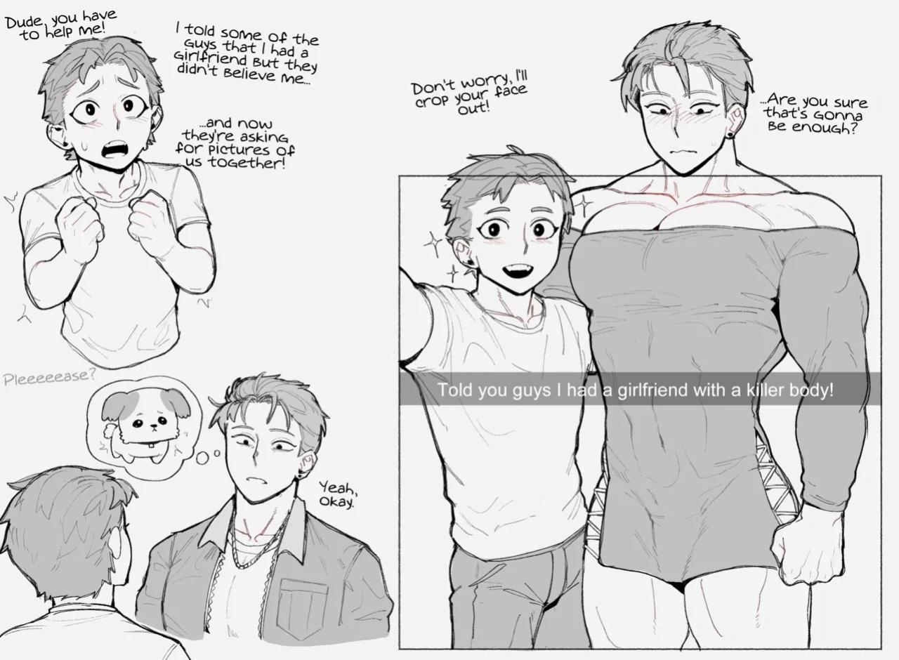 [CheeseCrumbles] "yeah I have a gf but she goes to a different school"