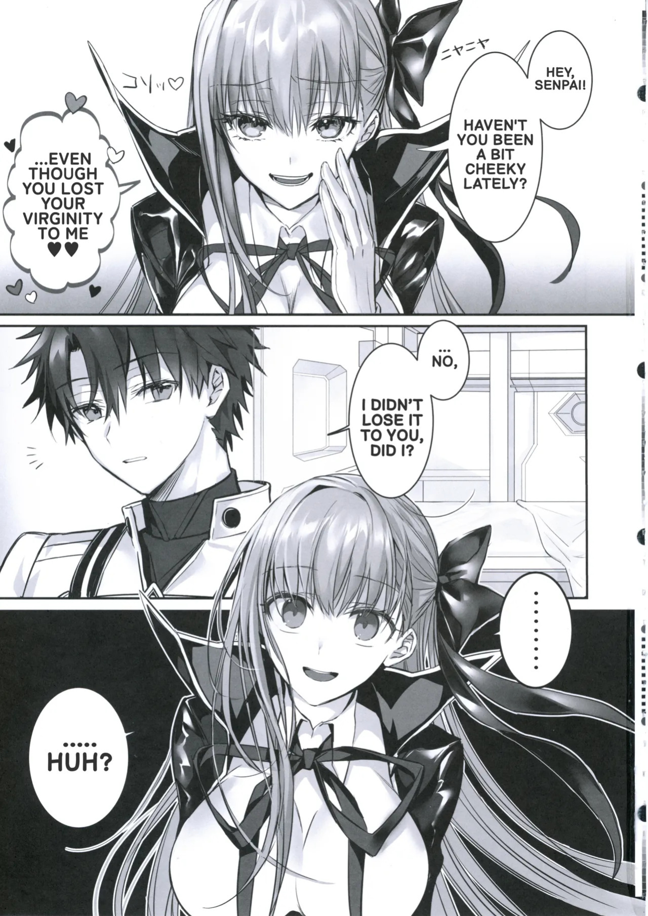 (C106) [3V2Umezakoori70 (Midou Pengin)] Senpai, aren't you being a bit cheeky lately Even though you lost your virginity to me♡♡ (FGO) (English)