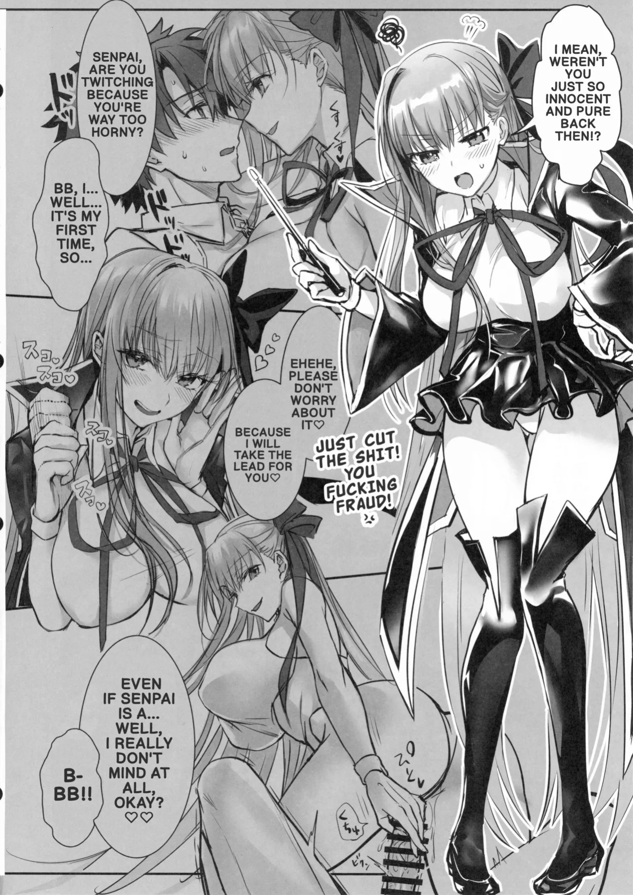 (C106) [3V2Umezakoori70 (Midou Pengin)] Senpai, aren't you being a bit cheeky lately Even though you lost your virginity to me♡♡ (FGO) (English)