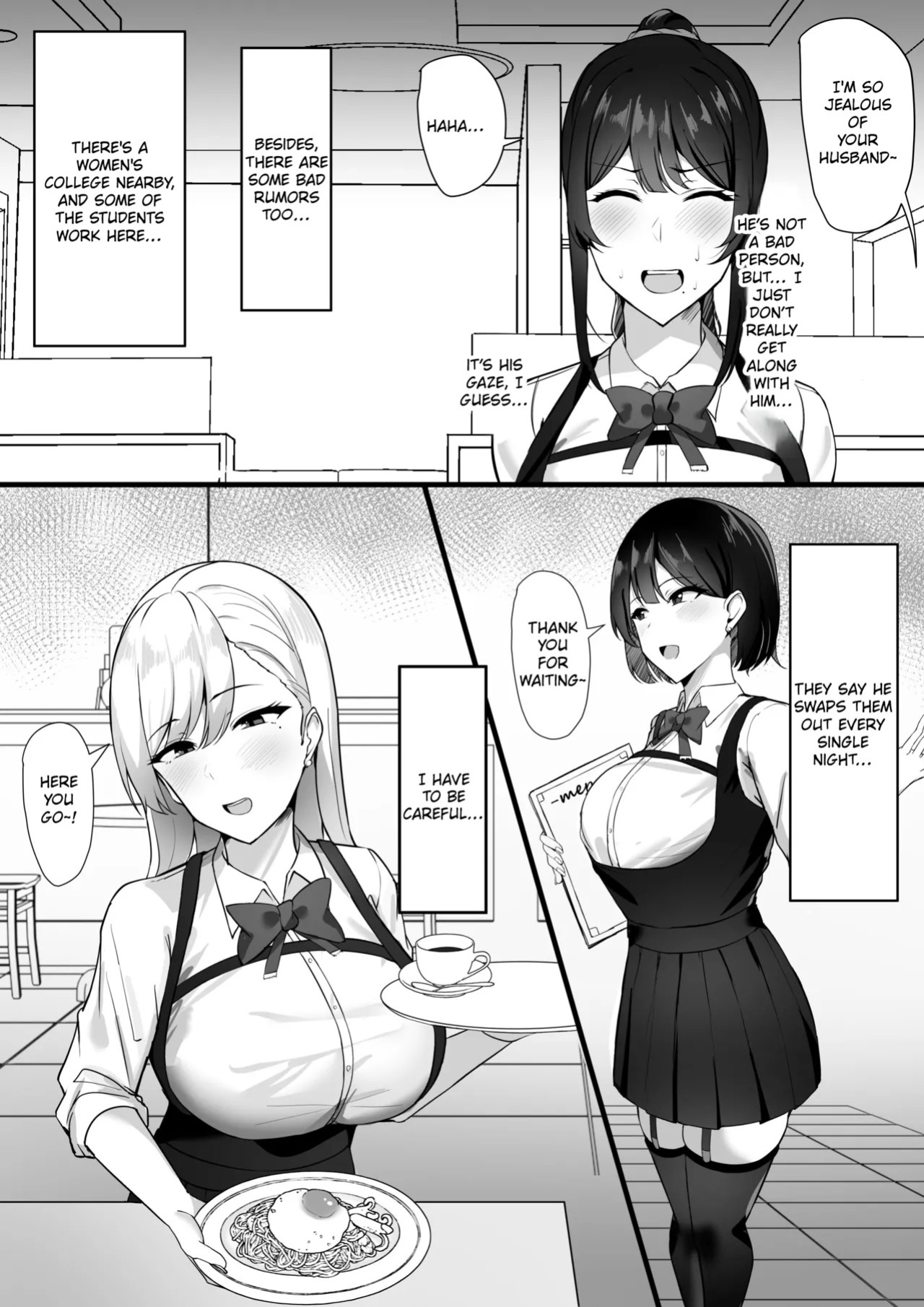 [Sweet Apple. (Mitty)] Fuufu Seikatsu no Tame ni Dakareru Tsuma [English] [MTL]