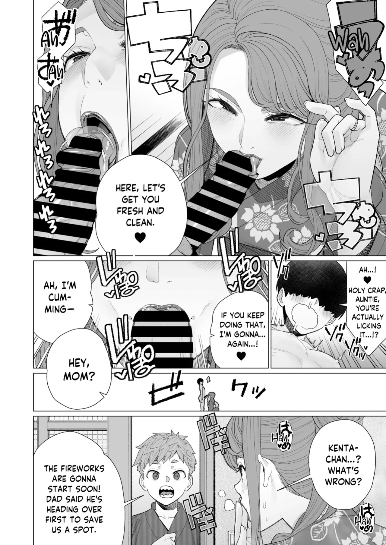 [Minamida USuke] Yukata to Mama to Hanabi Taikai | Fireworks Festival Yukata Fitting With His Mom (COMIC HOTMiLK Koime Vol. 58) [English] [skibidibenki] [Digital]