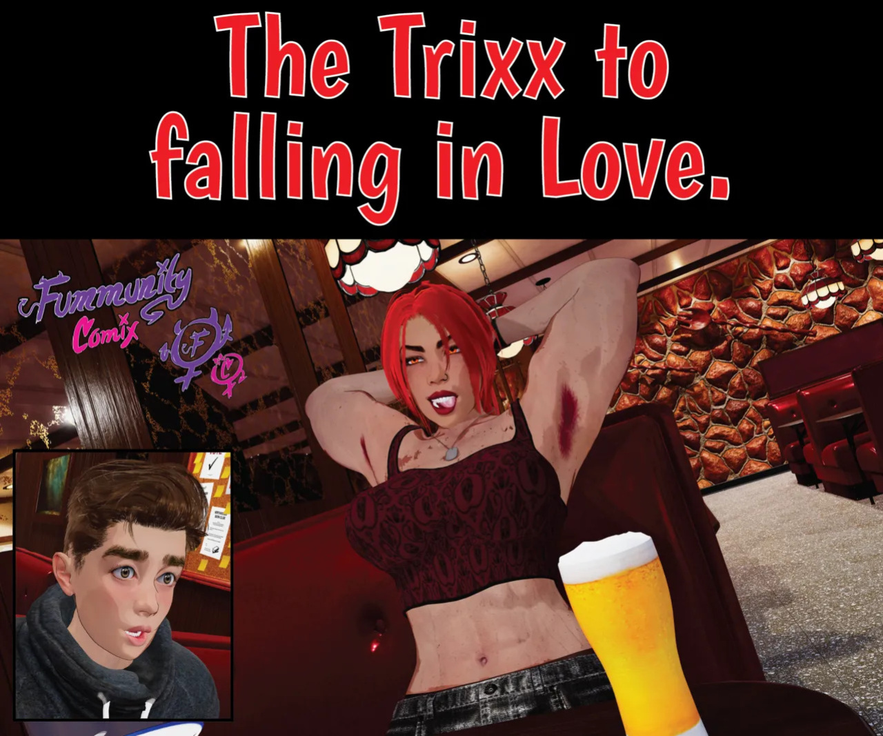 Fummunity Comix: The Trixx to Falling in Love Part 1 (Hairy Version)