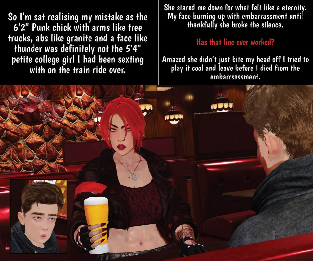Fummunity Comix: The Trixx to Falling in Love Part 1 (Hairy Version)