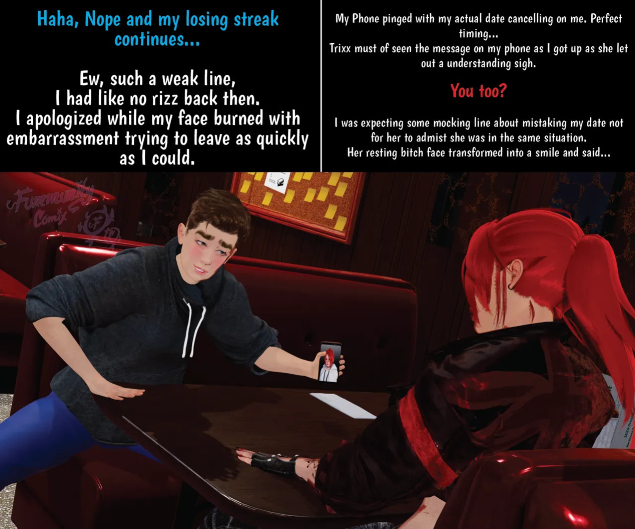 Fummunity Comix: The Trixx to Falling in Love Part 1 (Hairy Version)
