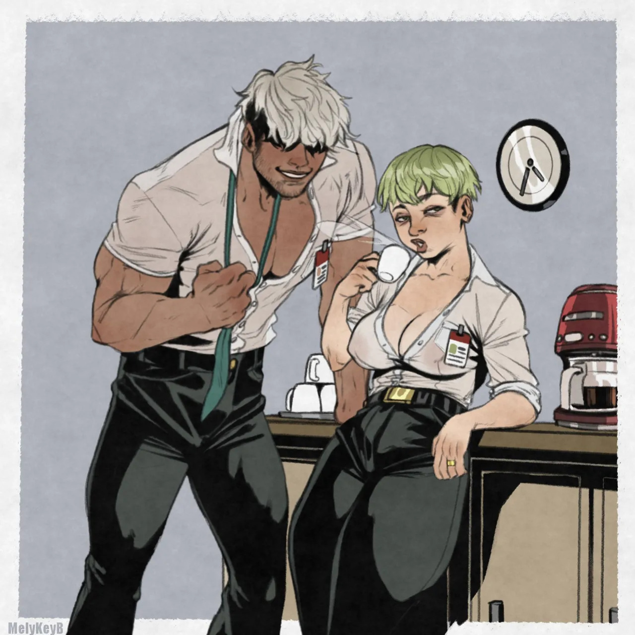 [various] I am Ringo Midori's Work Husband (OCs by C00MBRAIN)