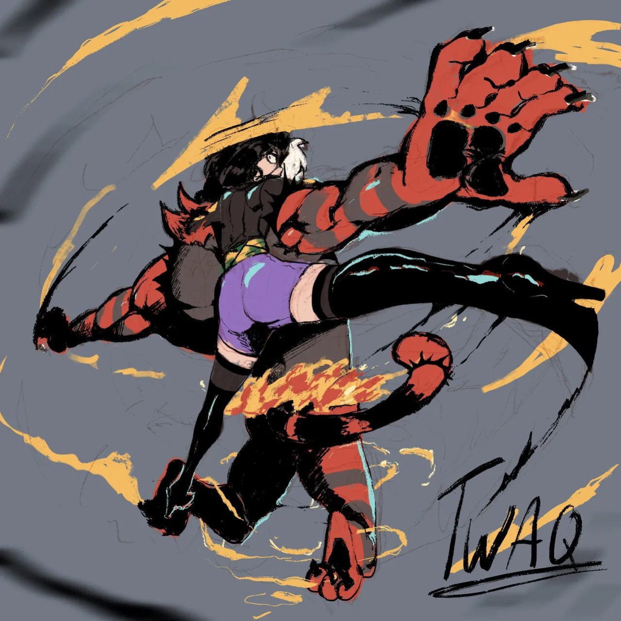 [ThiccwithaQ / Nyantcha] Yorra Villeneuve (Pokemon OC)